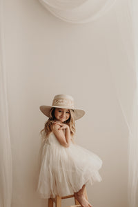 INDIE BLUE Dresses Isa Dress (antique ivory tulle)