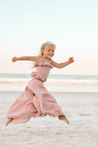 INDIE BLUE Separates Vivi Top (peony muslin) FINAL SALE