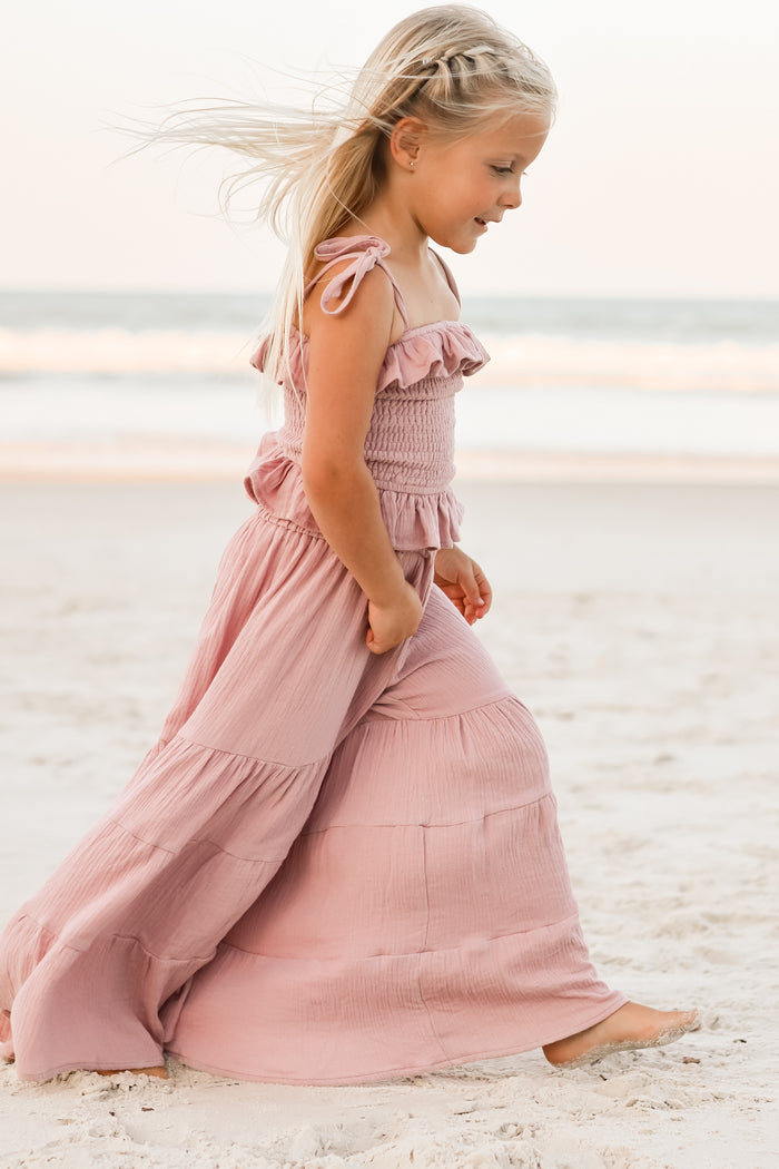 INDIE BLUE Separates Vivi Top (peony muslin) FINAL SALE