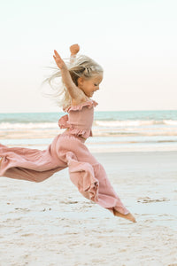 INDIE BLUE Separates Vivi Top (peony muslin) FINAL SALE