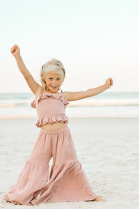 INDIE BLUE Separates Vivi Top (peony muslin) FINAL SALE