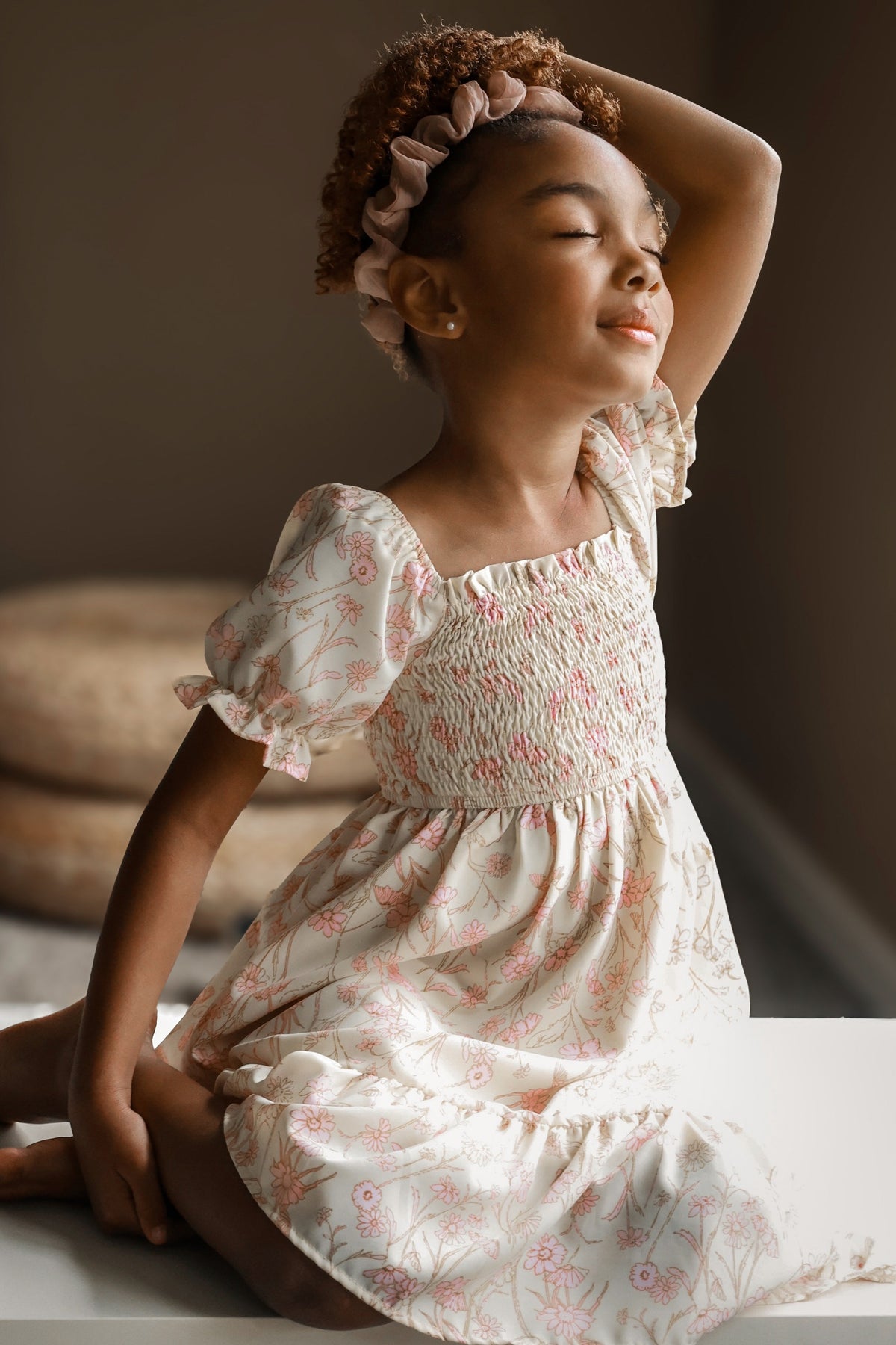 INDIE BLUE Dresses Karina (pink floral) FINAL SALE