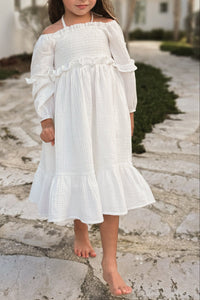 INDIE BLUE Dresses Pippa Dress (white muslin)