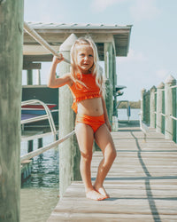INDIE BLUE SWIM Scoopback Set (turmeric) FINAL SALE