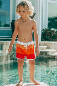 INDIE BLUE SWIM Board Shorts (spice ombre stripe)