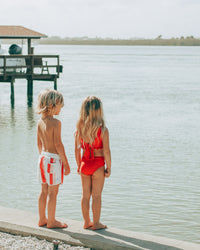 INDIE BLUE SWIM Scoopback Set (cayenne) FINAL SALE