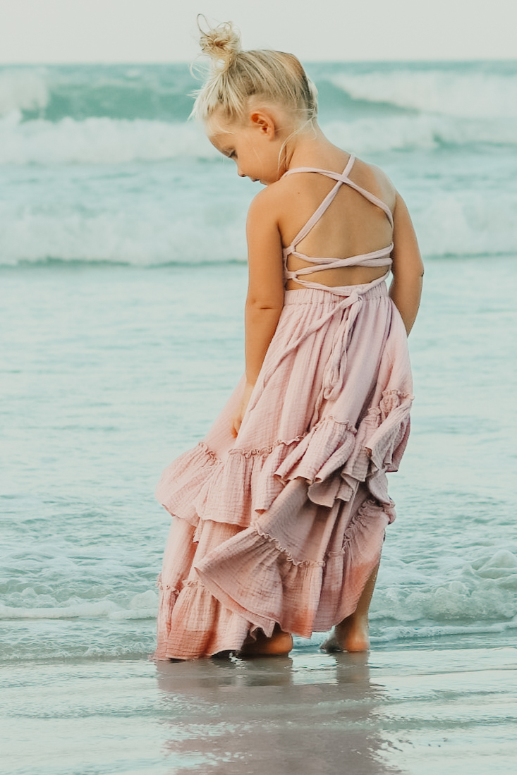 INDIE BLUE Dresses Wendy Dress (peony muslin)