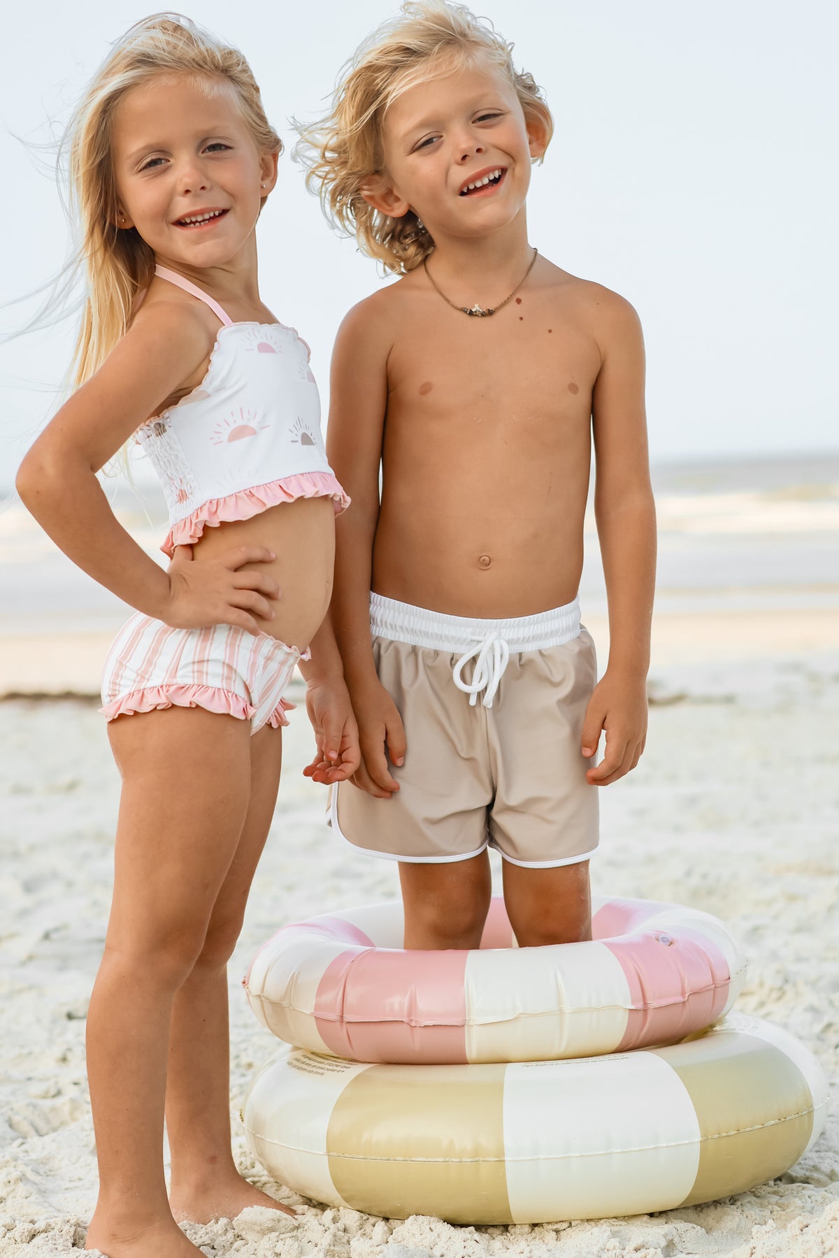 INDIE BLUE SWIM Board Shorts (ash)