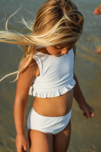 INDIE BLUE SWIM Scoopback Set (bone) FINAL SALE