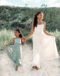 INDIE BLUE Women Women's Phoebe Lace Dress (ivory)