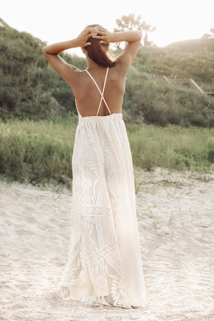 Women's Phoebe Lace Dress (ivory)