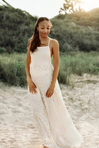 INDIE BLUE Women Women's Phoebe Lace Dress (ivory)