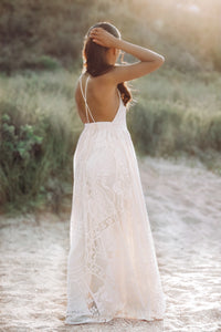 INDIE BLUE Women Women's Phoebe Lace Dress (ivory)