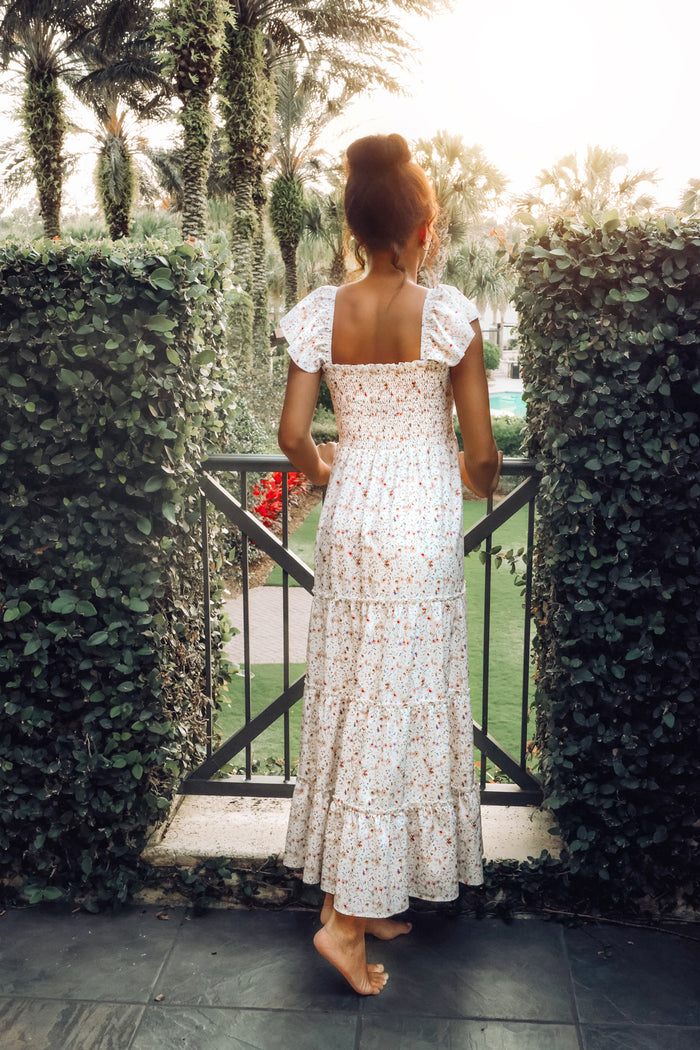 INDIE BLUE Women Women's Marabella Dress (wispy floral)