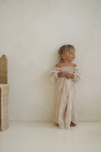 INDIE BLUE Dresses Pippa Maxi (natural chiffon)