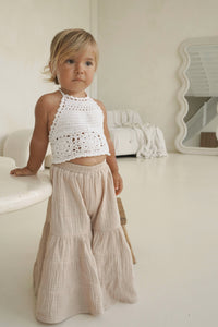 INDIE BLUE Accessories Chloe Halter (white)