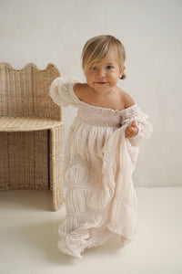 INDIE BLUE Dresses Pippa Maxi (natural chiffon)