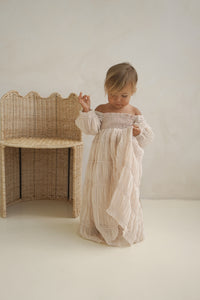 INDIE BLUE Dresses Pippa Maxi (natural chiffon)