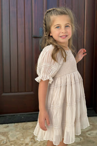 INDIE BLUE Dresses Karina Dress (natural chiffon)