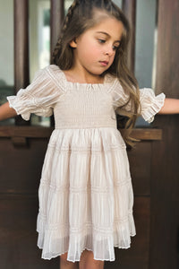 INDIE BLUE Dresses Karina Dress (natural chiffon)