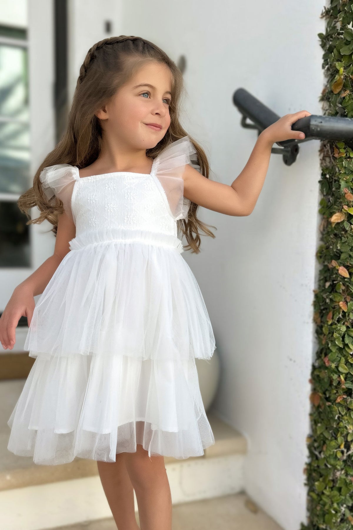 INDIE BLUE Dresses Emilia Dress (soft white tulle)