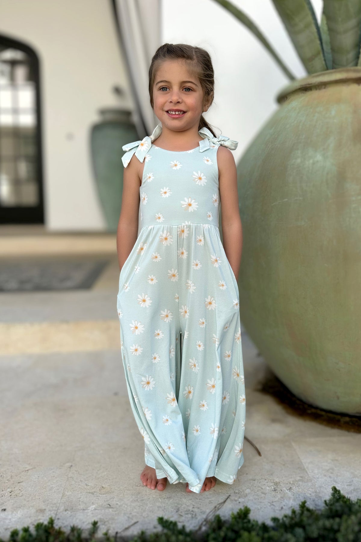 INDIE BLUE Romper Rita Tie Romper (daisy)