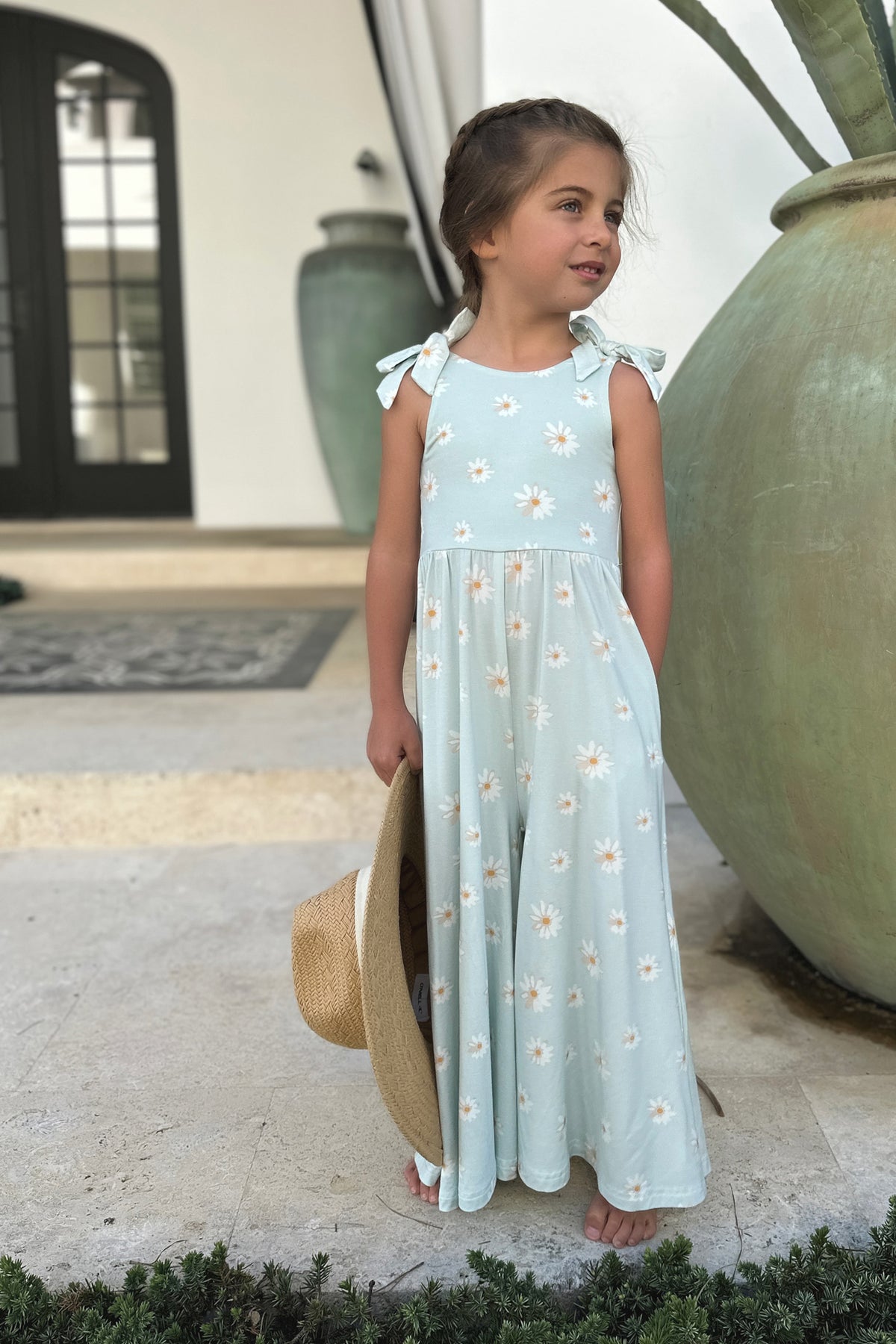 INDIE BLUE Romper Rita Tie Romper (daisy)