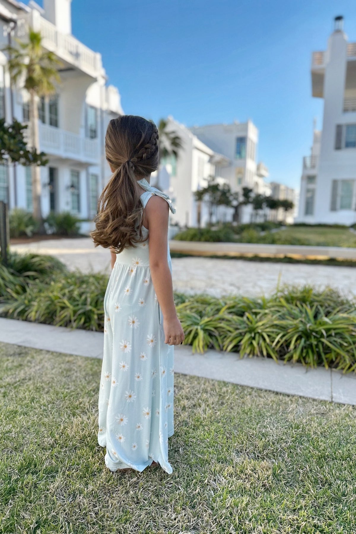 INDIE BLUE Romper Rita Tie Romper (daisy)