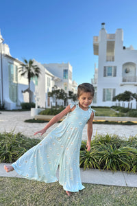 INDIE BLUE Romper Rita Tie Romper (daisy)