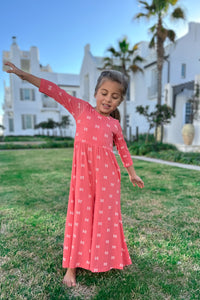 INDIE BLUE Romper Rita Romper (pink butterfly)