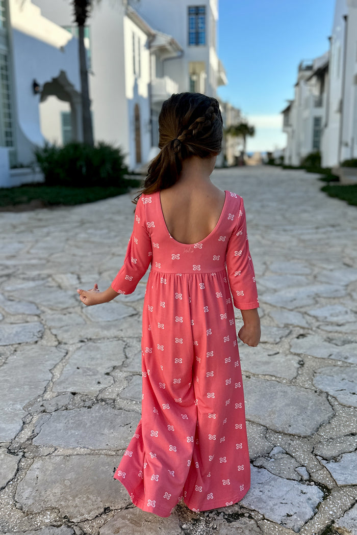 INDIE BLUE Romper Rita Romper (pink butterfly)