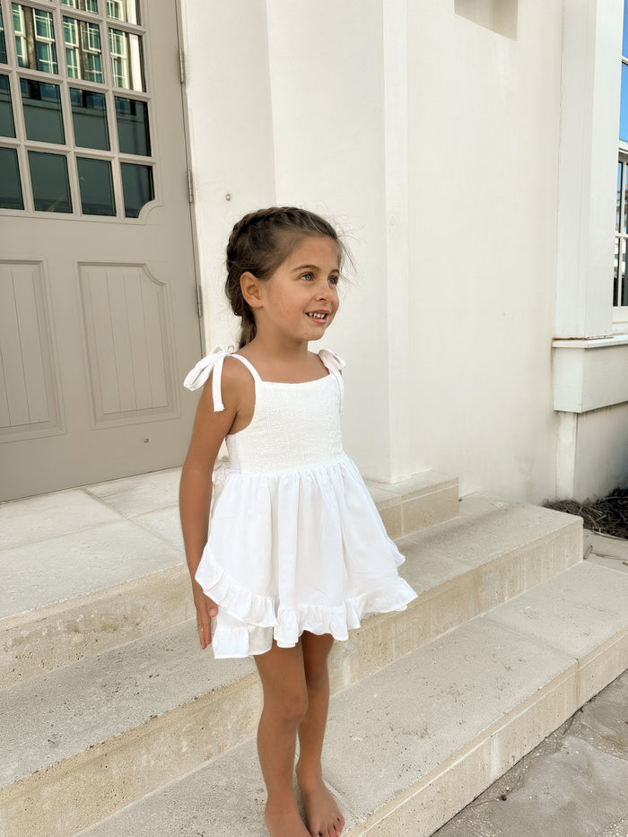 INDIE BLUE Sets Penny Tunic Set (pure white) FINAL SALE