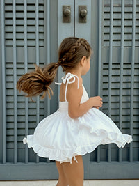 INDIE BLUE Sets Penny Tunic Set (pure white) FINAL SALE