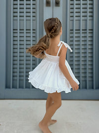 INDIE BLUE Sets Penny Tunic Set (pure white) FINAL SALE