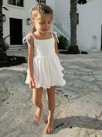 INDIE BLUE Sets Penny Tunic Set (pure white) FINAL SALE