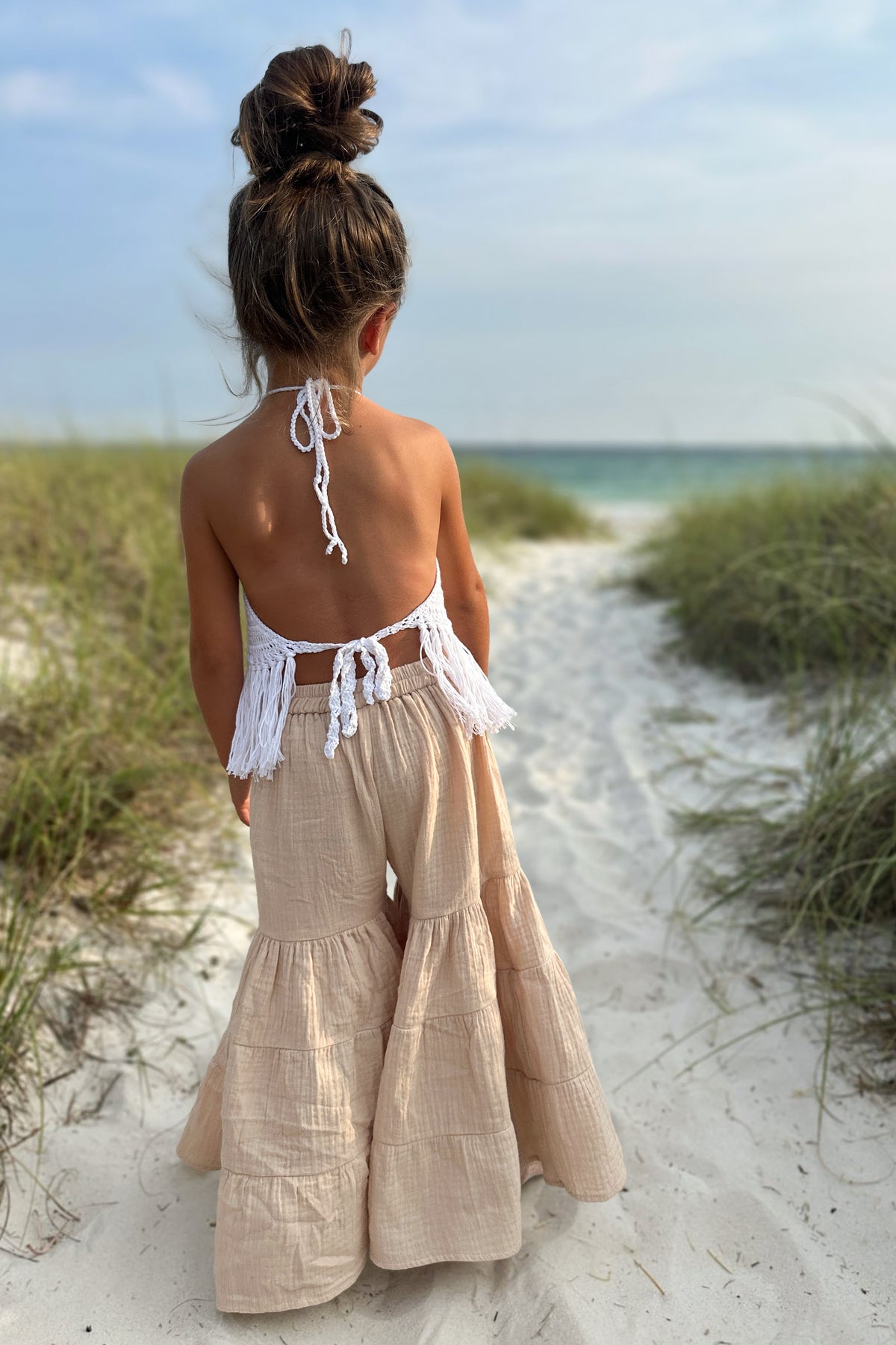 INDIE BLUE Separates Bella Maxi Pants (latte muslin)