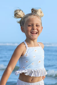 INDIE BLUE SWIM Tankini Set (daisy) FINAL SALE