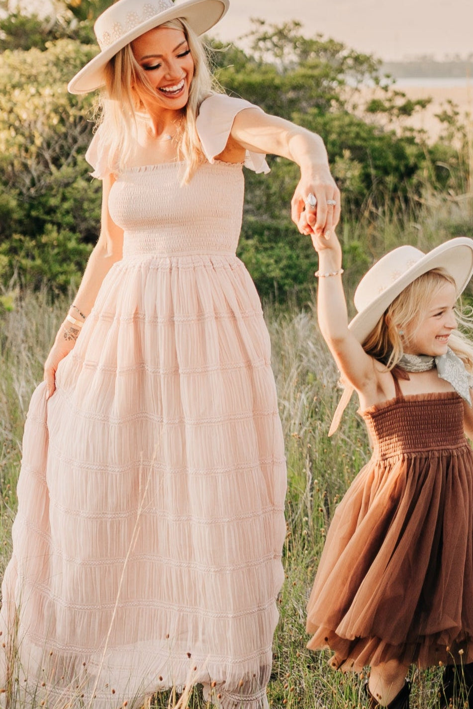 INDIE BLUE Dresses Isa Dress (cedar tulle)