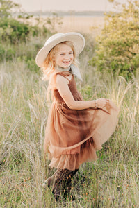 INDIE BLUE Dresses Isa Dress (cedar tulle)