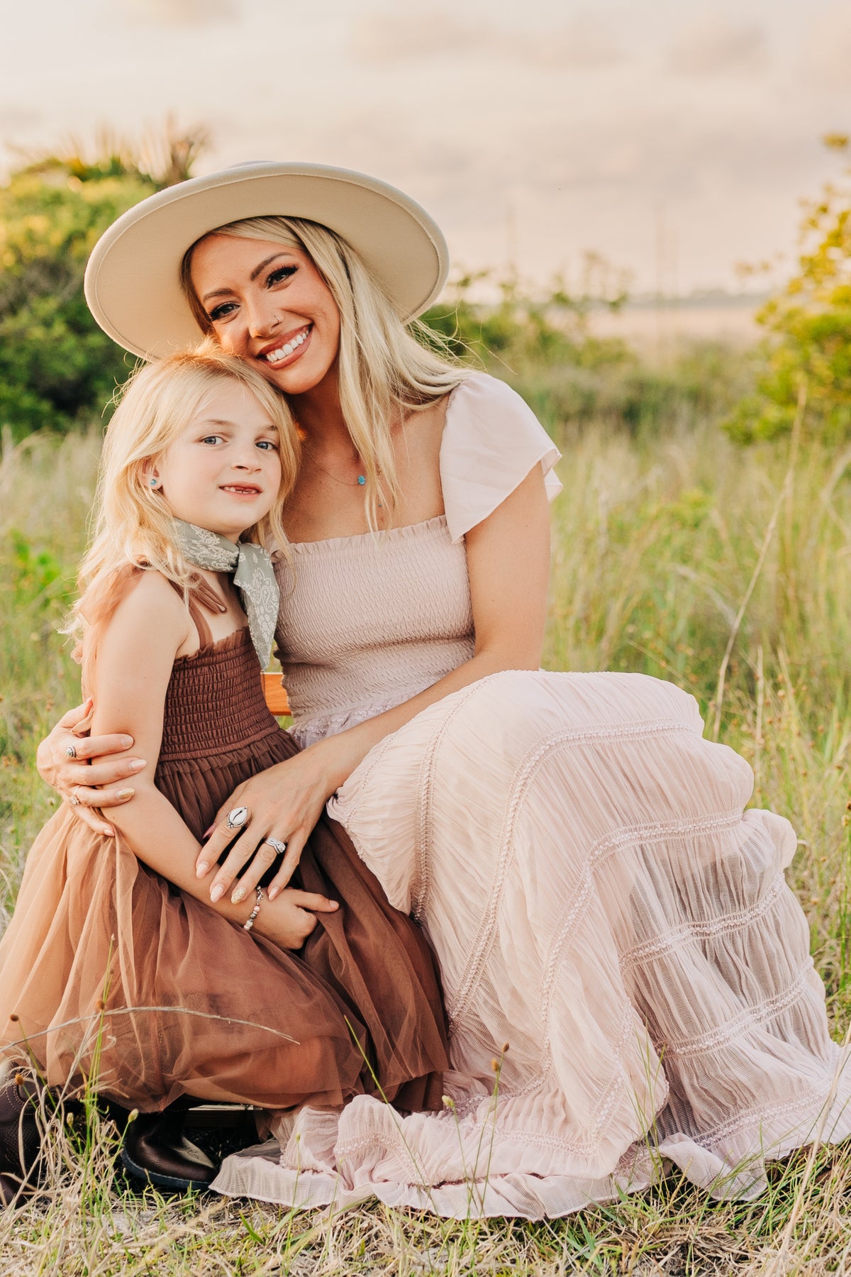 INDIE BLUE Dresses Isa Dress (cedar tulle)