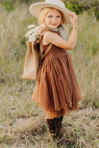 INDIE BLUE Dresses Isa Dress (cedar tulle)