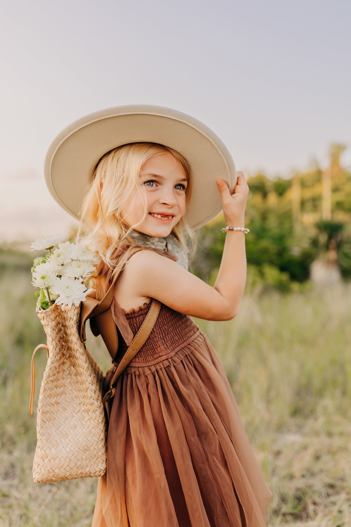 INDIE BLUE Dresses Isa Dress (cedar tulle)