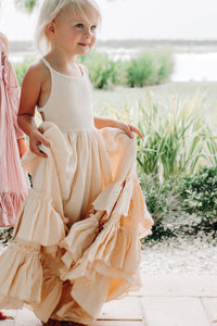 INDIE BLUE Dresses Wendy Dress (sand muslin)