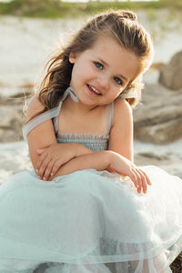INDIE BLUE Dresses Isa Dress (airy blue tulle)