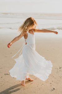 INDIE BLUE Dresses Wendy Dress (white muslin)