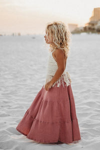 INDIE BLUE Accessories Lola Halter (ivory)