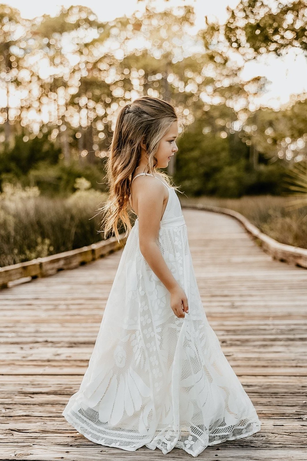 INDIE BLUE Dresses Phoebe Lace Dress (ivory)