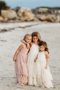 INDIE BLUE Dresses Wendy Dress (antique ivory tulle)