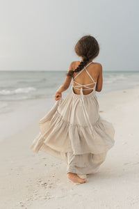 INDIE BLUE Dresses Wendy Dress (soft gray muslin)