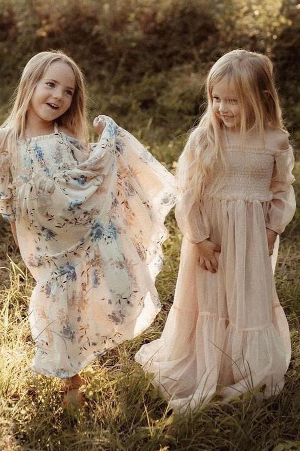 INDIE BLUE Dresses Pippa Maxi (natural tulle)